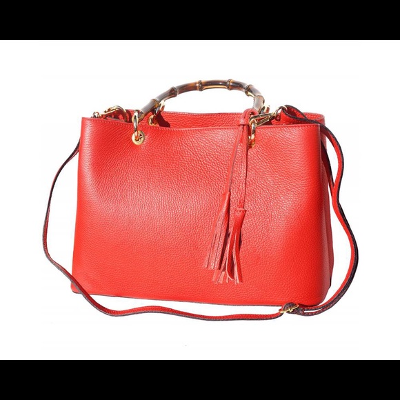 HANDMADE FINE LEATHER 🇮🇹ITALIAN🇮🇹BAG - Picture 5 of 7